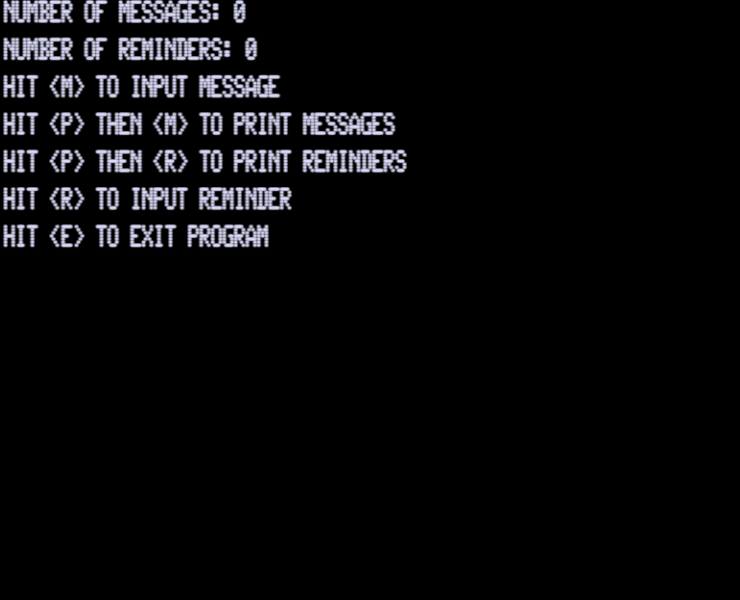 Screen shot